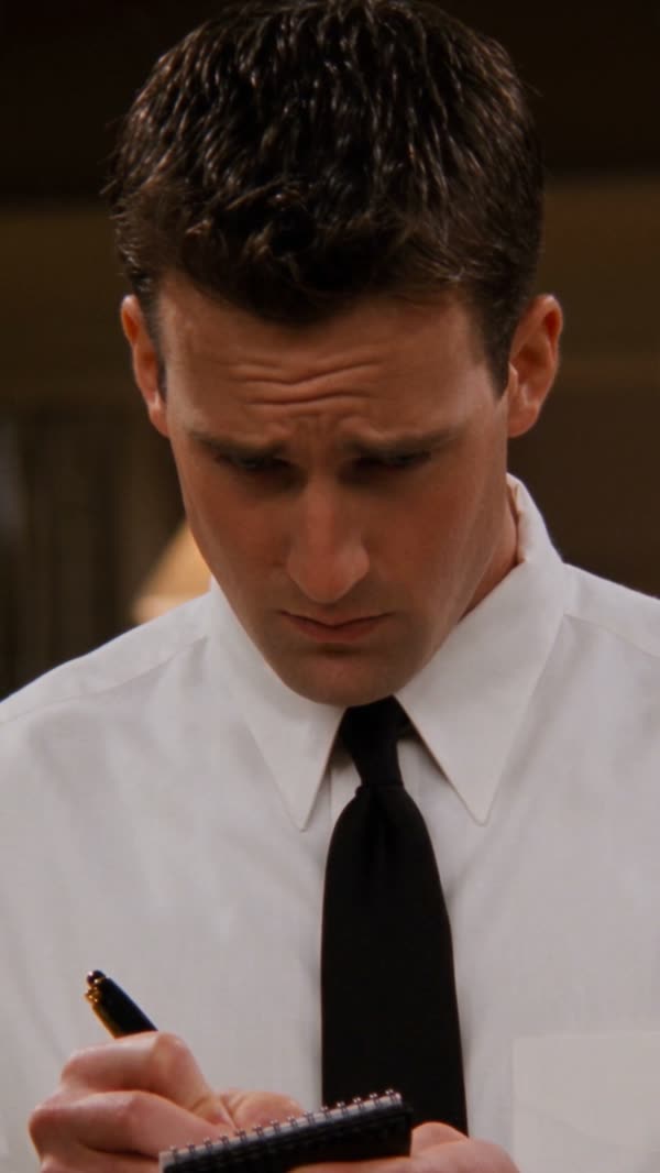 The Waiter, writing the order
